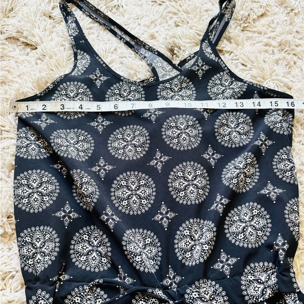 Aeropostale Black and Gray Jumpsuit with Tapered‎ Leg - Picture 10 of 12